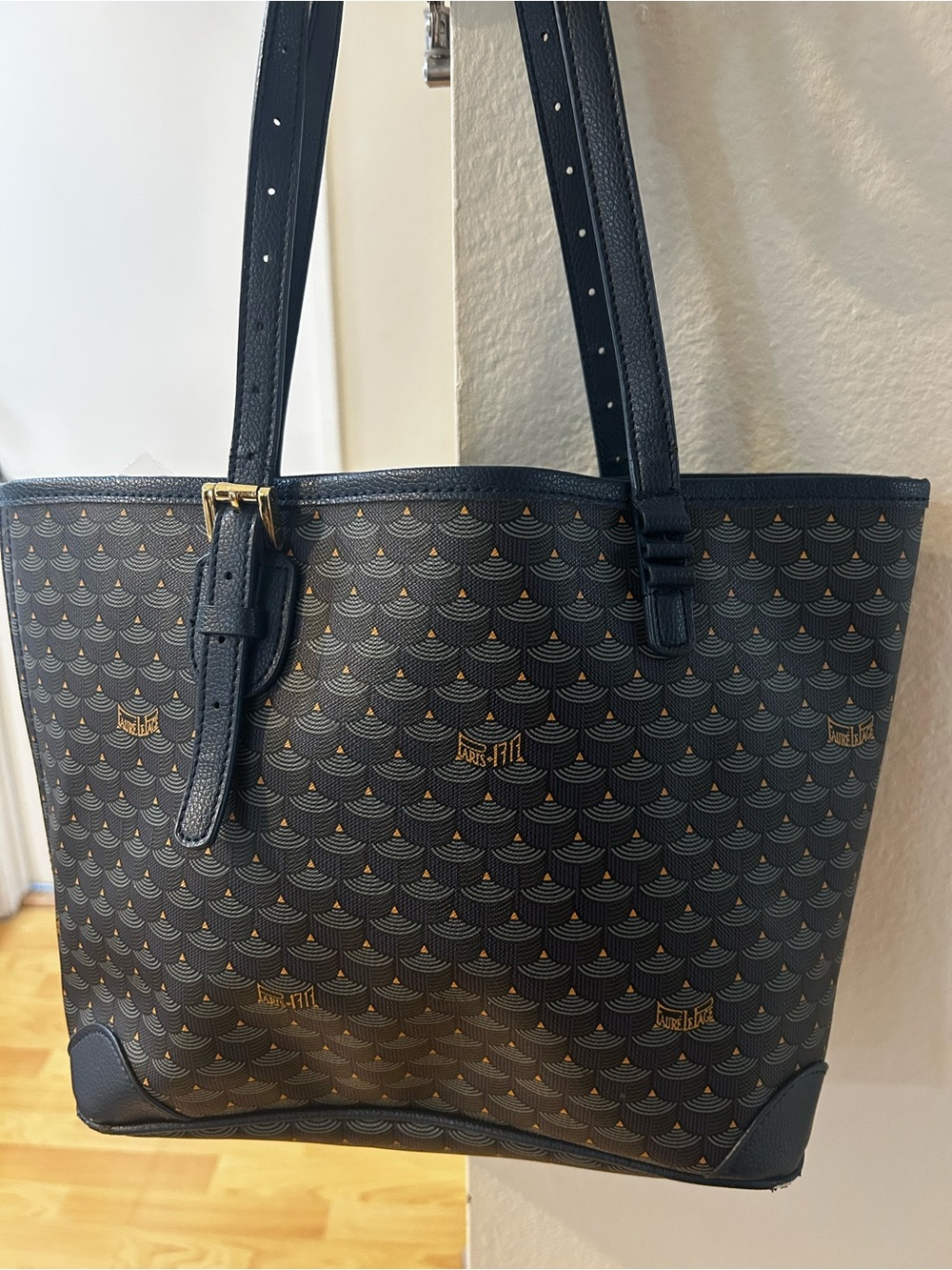 Fauré Le Page Tote with Gold-Tone Accents - Picture 13 of 13